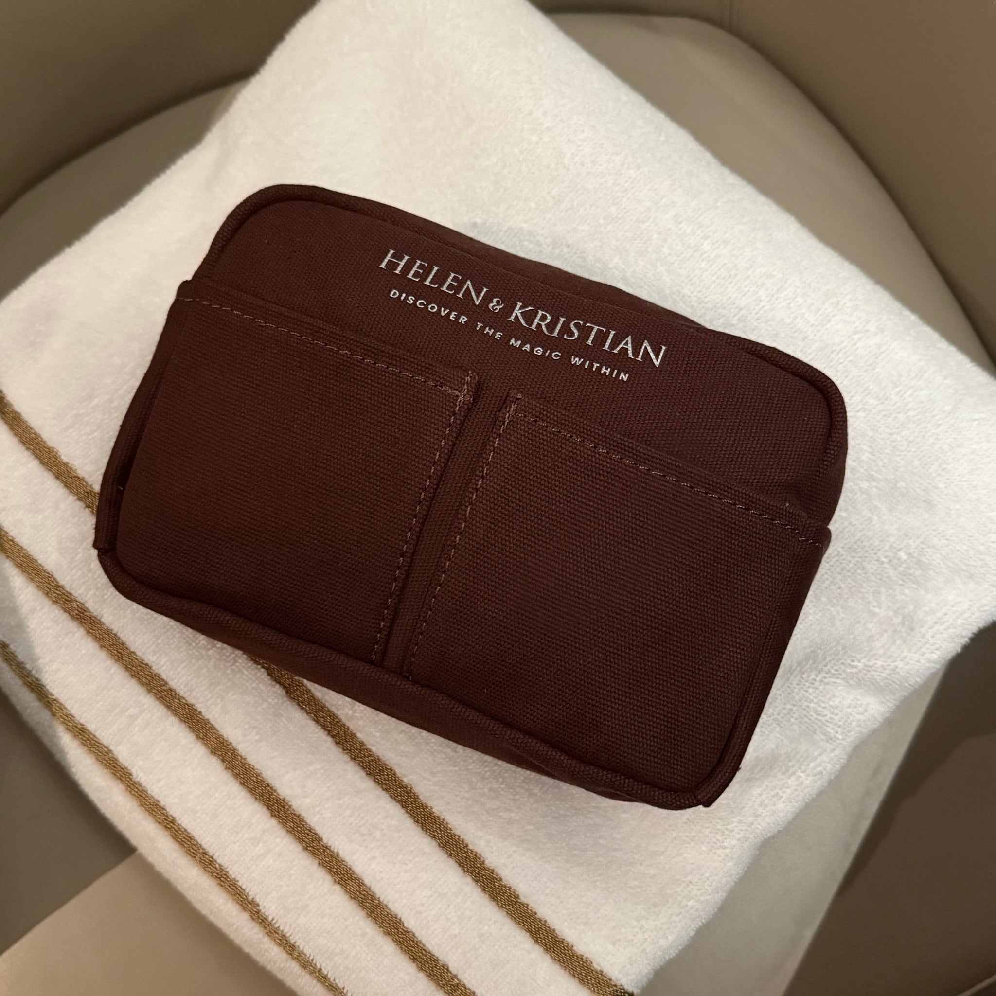 Nesty - Small Toiletry bag - Roasted Chestnut