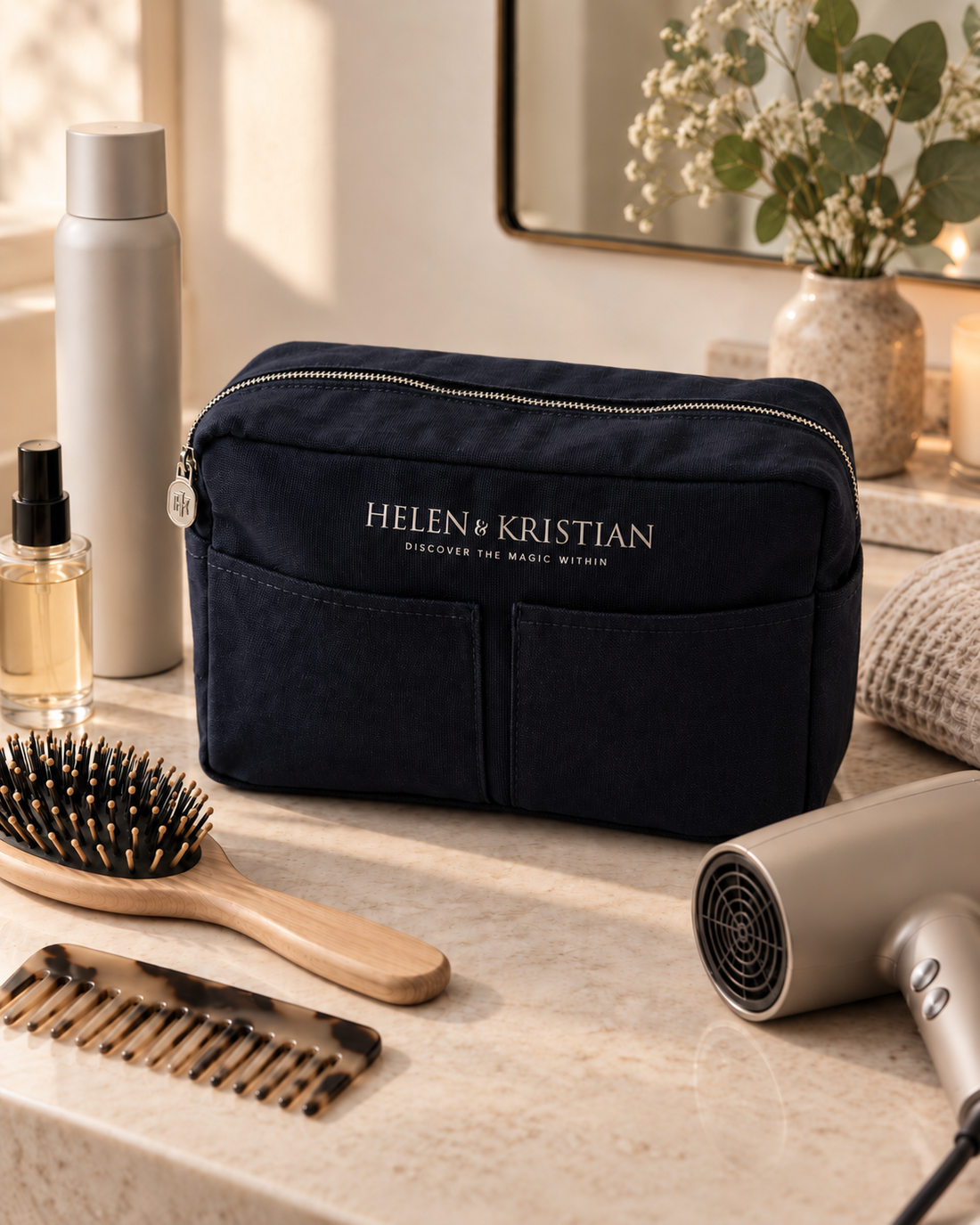Nesty - Large Toiletry Bag - Blueberry Mist
