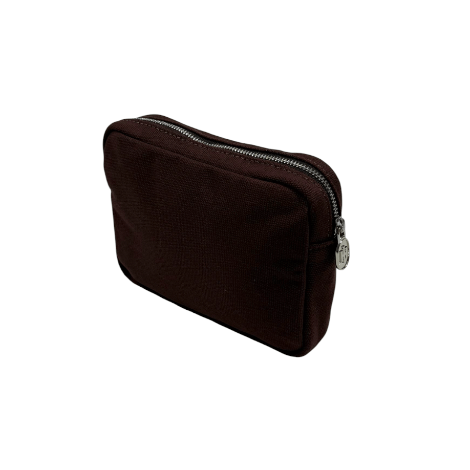 Elegant Nipsy Roasted Chestnut Clutch, Practical Organizer for Essentials