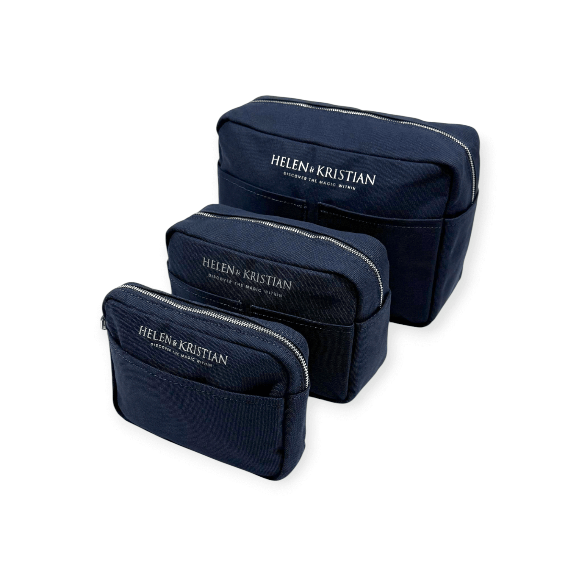 Blueberry Mist Small Toiletry Bag by Nesty in Nordic design, perfect for organizing travel essentials for men and women.