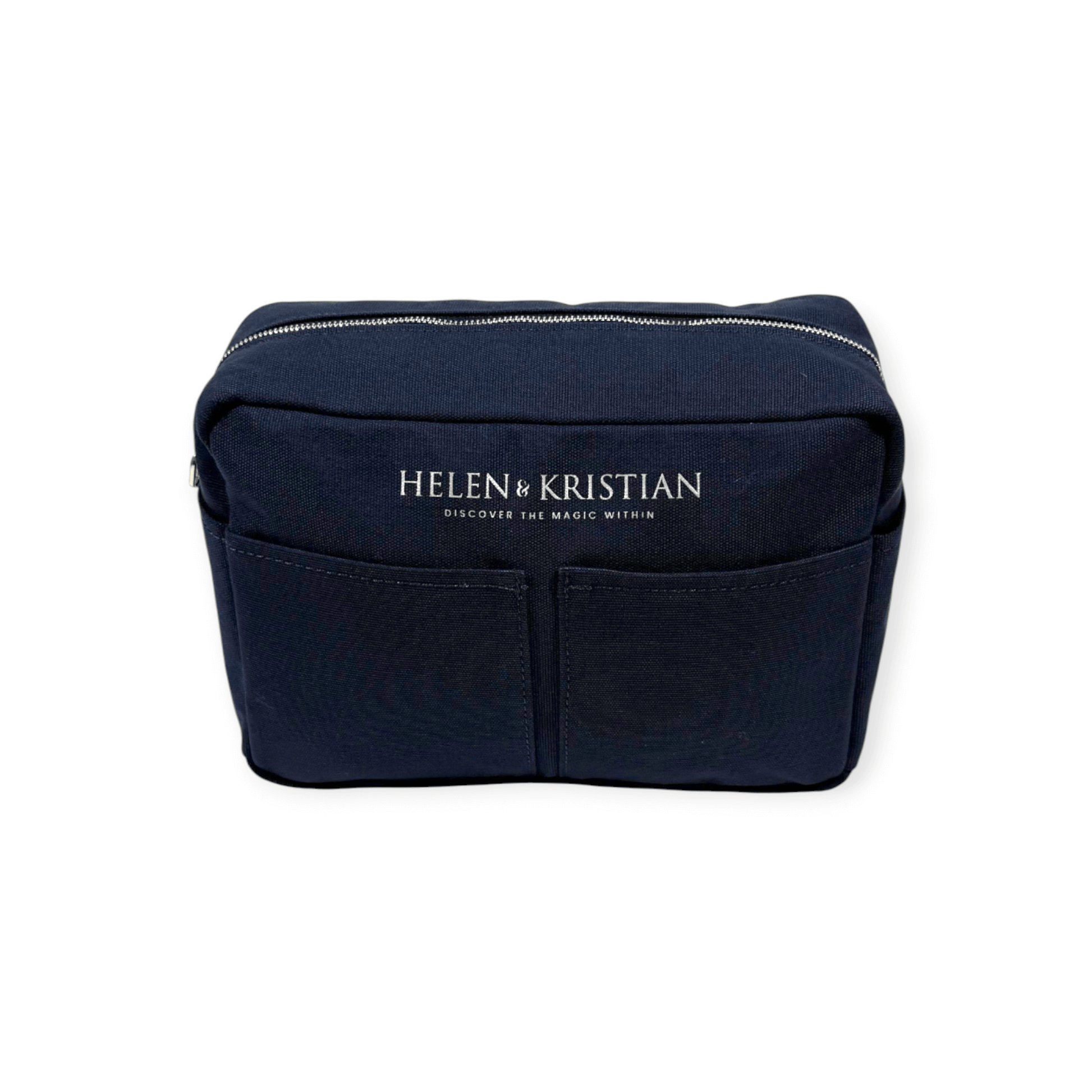 Nesty Blueberry Mist Large Toiletry Bag by Helen & Kristian, featuring Scandinavian design and modern functionality for travel.
