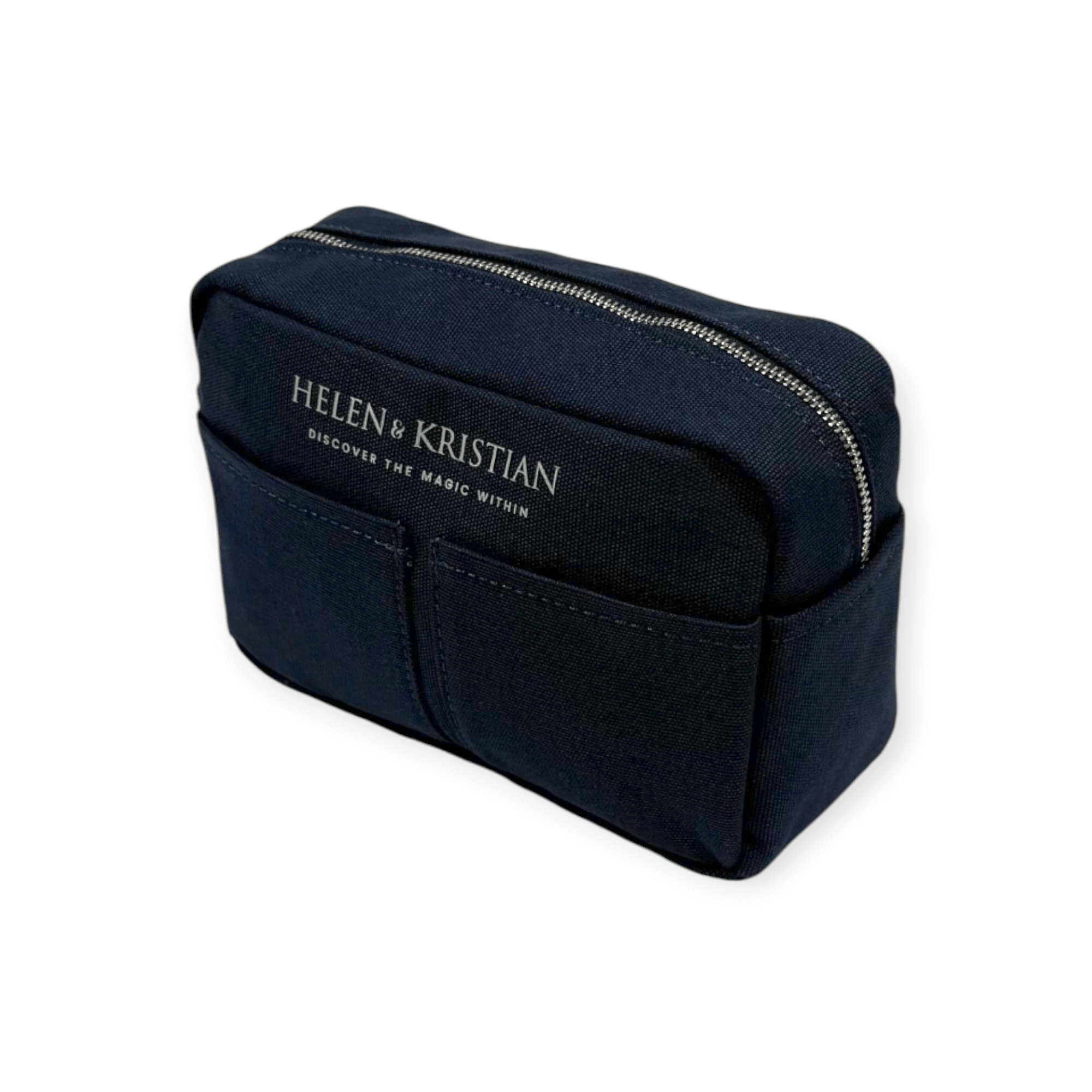 Blueberry Mist Kleng Toilettstut by Nesty in durable waterproof cotton canvas, ideal travel toiletry organizer for men and women.