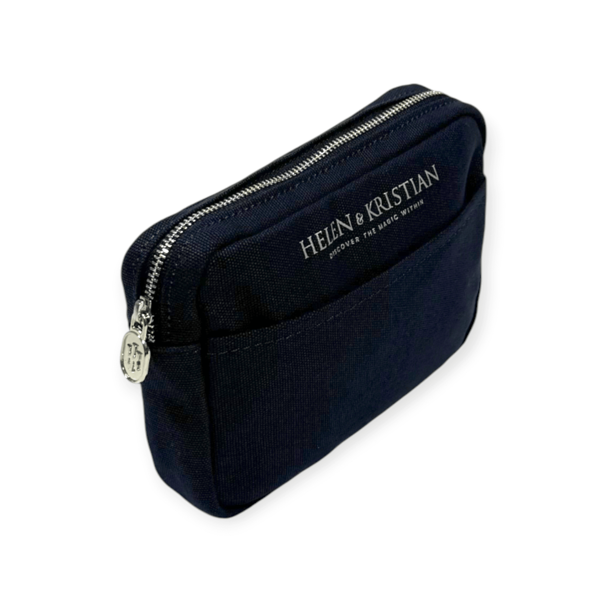 Nipsy - Clutch - Blueberry Mist with practical front pocket, ideal for organizing small essentials like keys, phone, and wallet.