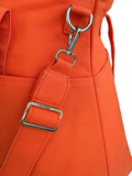 Orange Copper Blaze organizer bag with Helen & Kristian logo