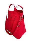 Red Aurora Flame organizer bag with Helen & Kristian logo