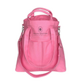 Pink Arctic Rose organizer bag with Helen & Kristian logo