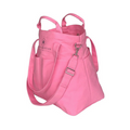 Pink Arctic Rose organizer bag with Helen & Kristian logo