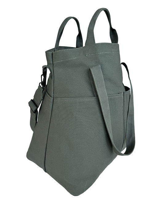 Army Green Deep Forest organizer bag with Helen & Kristian logo