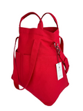 Red Aurora Flame organizer bag with Helen & Kristian logo